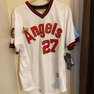 Mike Trout Majestic 25th Anniversary Angels Jersey